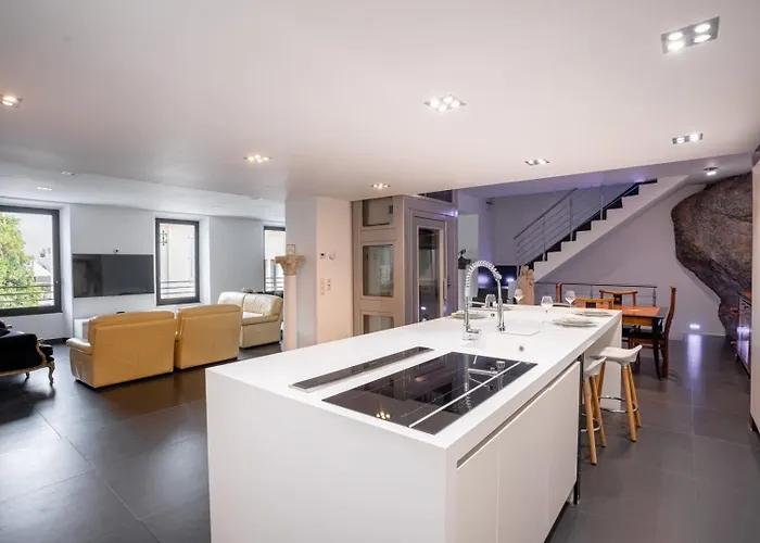 公寓 L'empereur Somptueux Duplex Au Style Raffine, Petit Juas, Proche Du Centre 戛纳