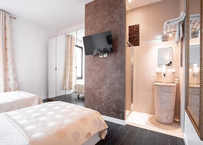 公寓 L'empereur Somptueux Duplex Au Style Raffine, Petit Juas, Proche Du Centre 戛纳